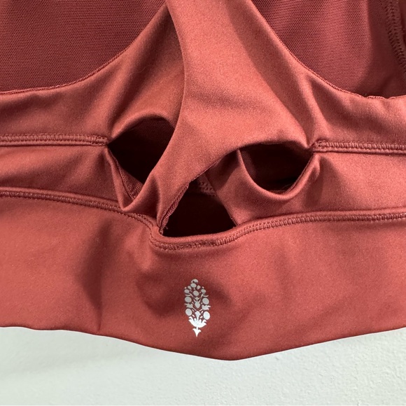 Free People Movement Sports Bra in Rust Brown/Red Size  XS - Picture 5 of 9